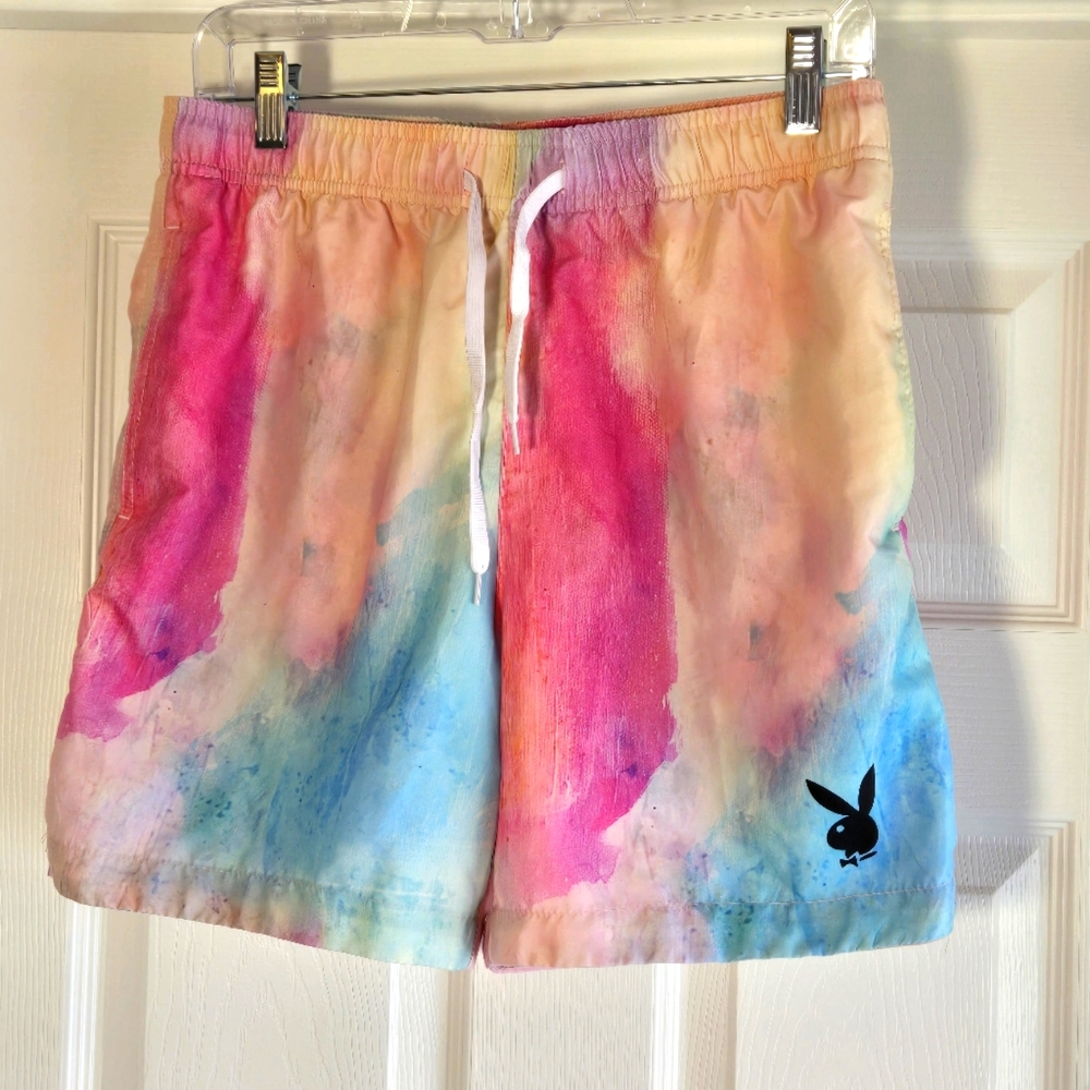 Playboy By PacSun Swim Trunks Board Shorts Men’s Size S Pockets Swimsuit Beach
